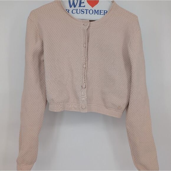 Gucci Women's Pink Textured Sweater